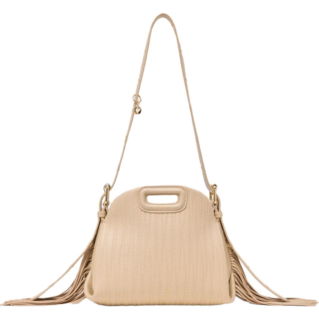 maje maje Stitched leather mini Miss M bag