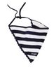 Maje Maje Striped Crochet Triangle Bandana - 2