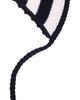Maje Maje Striped Crochet Triangle Bandana - 4