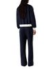 Maje Maje Striped Heart Zip Up Sweatshirt - 2