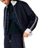 Maje Maje Striped Heart Zip Up Sweatshirt - 3