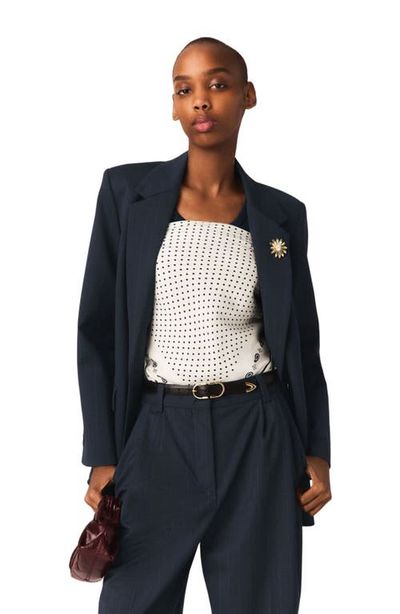 maje maje Striped suit jacket