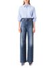 Maje Maje Studded Wide Leg Jeans in Blue - 2