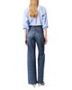 Maje Maje Studded Wide Leg Jeans in Blue - 3
