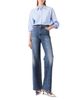 Maje Maje Studded Wide Leg Jeans in Blue - 5