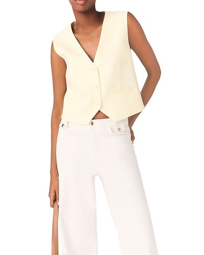 Maje Maje Tailored Sleeveless Jacket