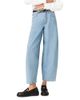Maje Maje Textured Balloon Jeans in Blue Sky - 1
