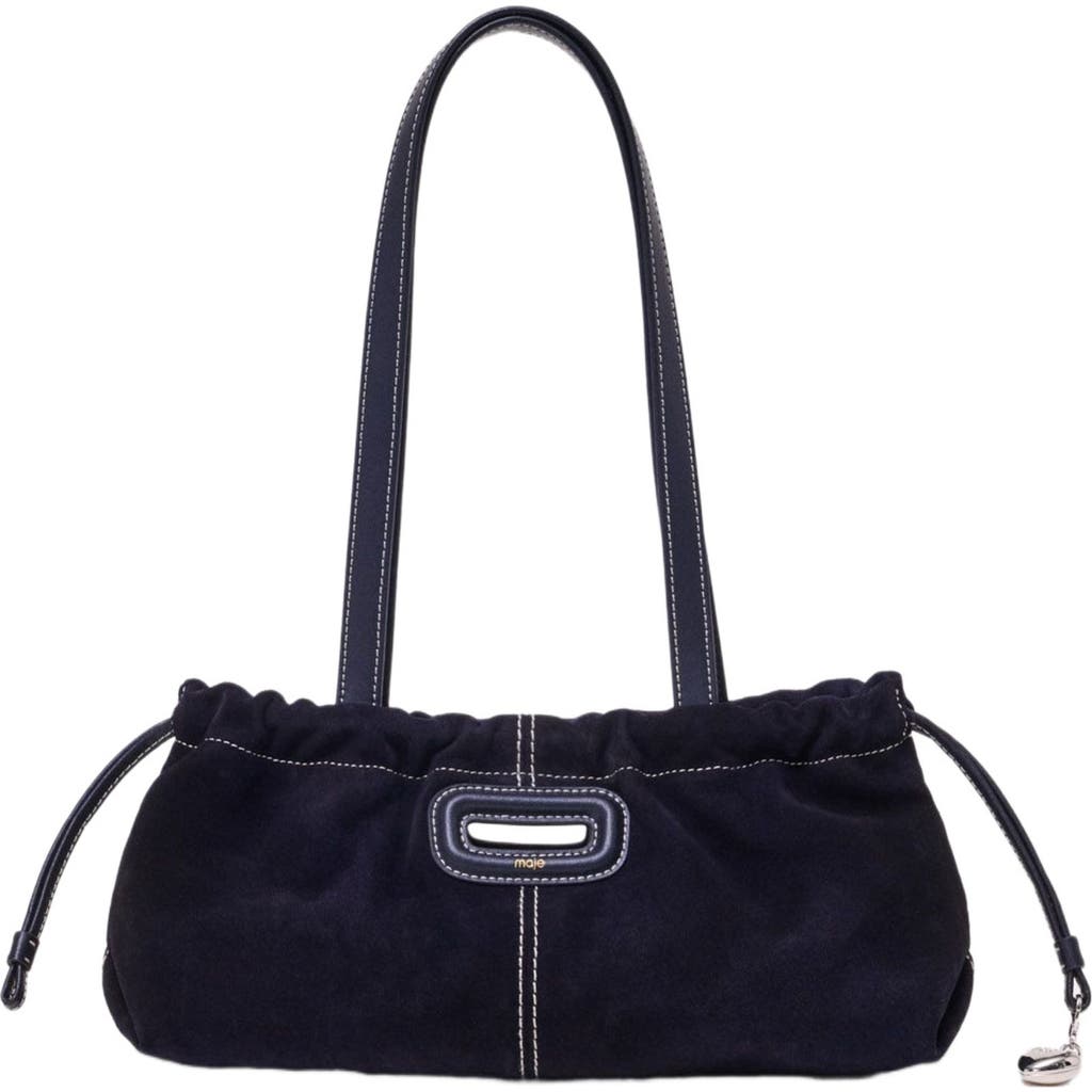maje maje Topstitched suede Milpli Gazette