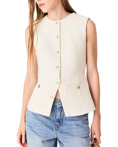 Maje Maje Tweed Waistcoat