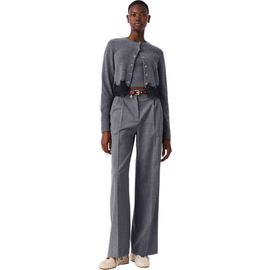 maje maje Twinset with lace trim