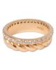 Maje Maje Twisted Cubic Zirconia Ring - 4