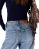 maje maje Wide-leg leather buckle jeans - 4