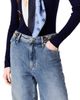 maje maje Wide-leg leather buckle jeans - 5