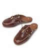 Maje Maje Women's Leather Boat Mules - 4