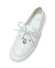 Maje Maje Women's Leather Boat Shoe Loafers - 4