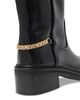 Maje Maje Women's Leather Chain Knee High Boots - 6