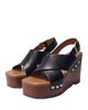 Maje Maje Women's Leather Platform Sandals - 3