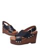 Maje Maje Women's Leather Platform Sandals - 5