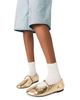 Maje Maje Women's Metallic Leather Ballet Flats - 2