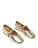 Maje Maje Women's Metallic Leather Ballet Flats - 4