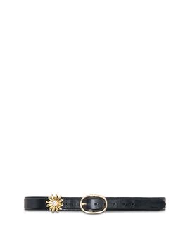 Maje Maje Women's Removable Jewel Leather Belt