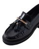 Maje Maje Women's Tassel & Chain Leather Loafers - 5
