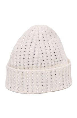 maje maje Wool and rhinestone hat