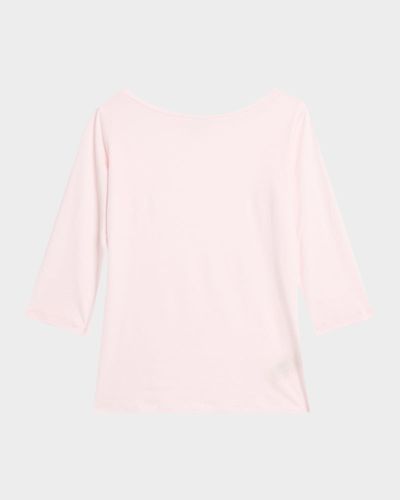 Majestic Filatures Bateau-Neck Pullover Top