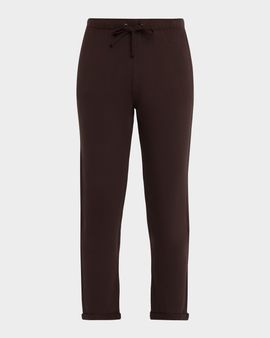 Majestic Filatures Cropped Drawstring French Terry Pants