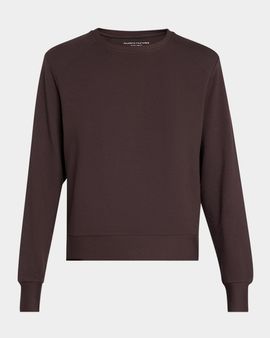 Majestic Filatures French Terry Crop Crewneck Sweatshirt