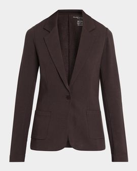 Majestic Filatures French Terry Single-Button Blazer