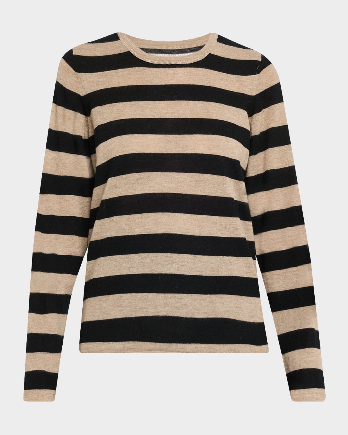 Majestic Filatures Machine Washable Cashmere Striped Pullover