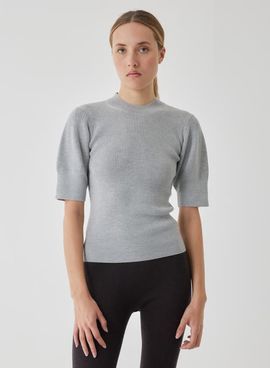 Majestic Filatures Majestic Filatures Compact Merino Mini Rib Short Sleeve Crewneck