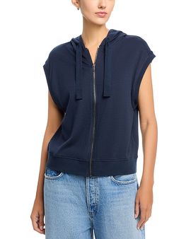 Majestic Filatures Majestic Filatures Full Zip Sleeveless Hoodie