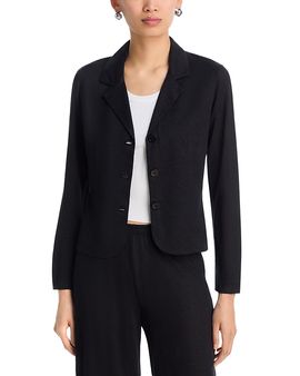 Majestic Filatures Majestic Filatures Linen Stretch Three Button Blazer