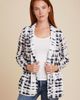 Majestic Filatures Majestic Filatures Linen Tie Dye Open Blazer - 1