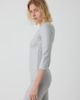 Majestic Filatures Majestic Filatures Metallic 3/4 Sleeve Boatneck Top with Merrow Edge - 2