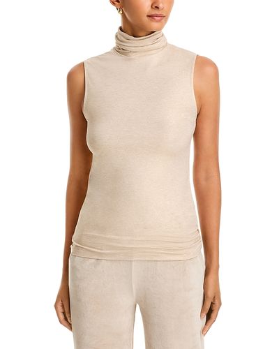 Majestic Filatures Majestic Filatures Metallic Sleeveless Turtleneck