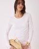 Majestic Filatures Majestic Filatures Soft Touch Long Sleeve Merrow Edge Boatneck T-Shirt - 1