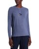 Majestic Filatures Majestic Filatures Soft Touch Long Sleeve Semi Relaxed Crewneck with Side Slits - 1