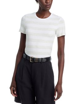 Majestic Filatures Majestic Filatures Soft Touch Stripe Crewneck Tee