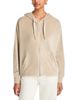 Majestic Filatures Majestic Filatures Velour Long Sleeve Zip Hoodie - 3