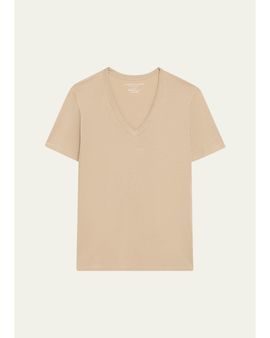 Majestic Filatures Relaxed Cotton V-Neck Tee