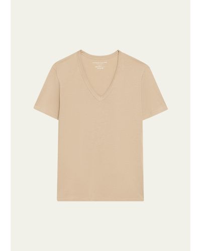 Majestic Filatures Relaxed Cotton V-Neck Tee