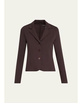 Majestic Filatures Single-Breasted French Terry Blazer