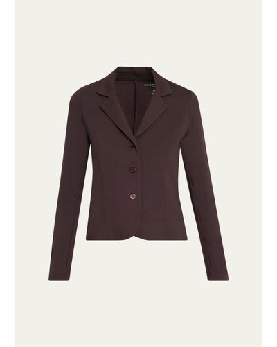 Majestic Filatures Single-Breasted French Terry Blazer