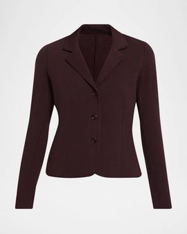 Majestic Filatures Single-Breasted French Terry Jacket