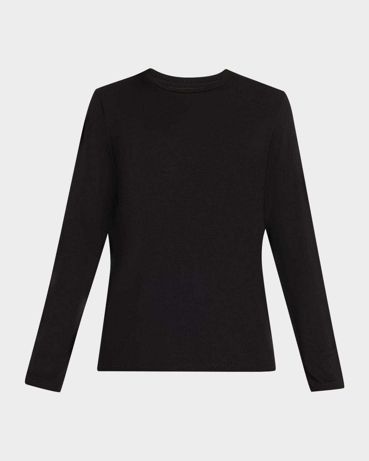 Majestic Filatures Soft Touch Crewneck Tee w/ Side Slits