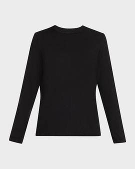 Majestic Filatures Soft Touch Crewneck Tee w/ Side Slits