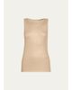 Majestic Filatures Soft Touch Metallic Knit Tank Top - 1